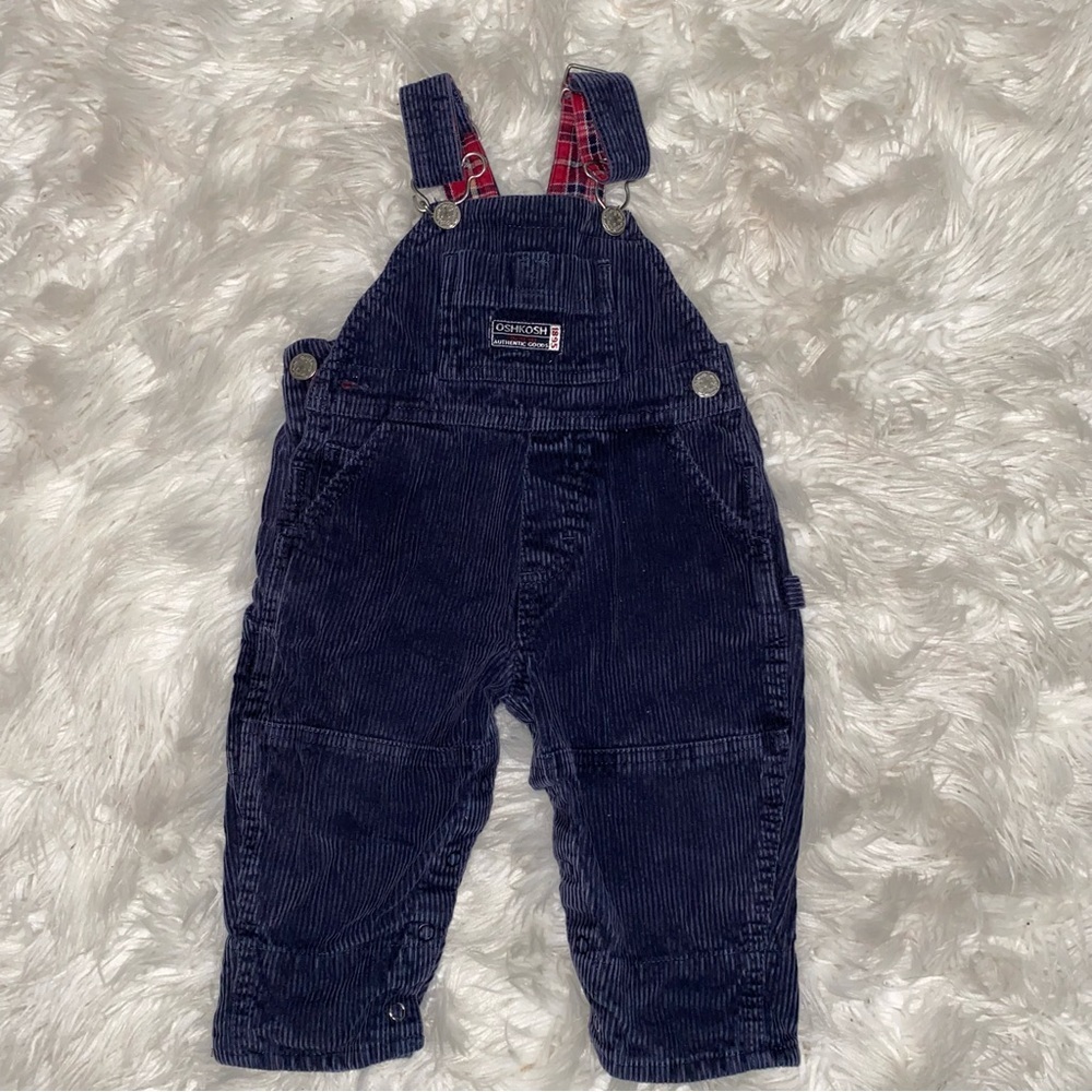 OshKosh | corduroy navy blue overalls